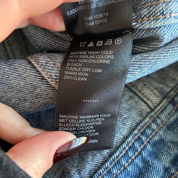 NWT Harley-Davidson Women's Bar & Shield Denim Jacket in Medium Indigo - Picture 12 of 12